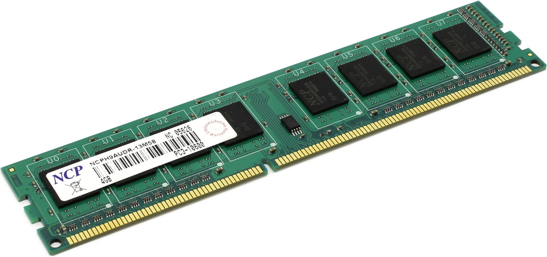 NCP DDR3 DIMM 4GB PC3 10600 1333MHz